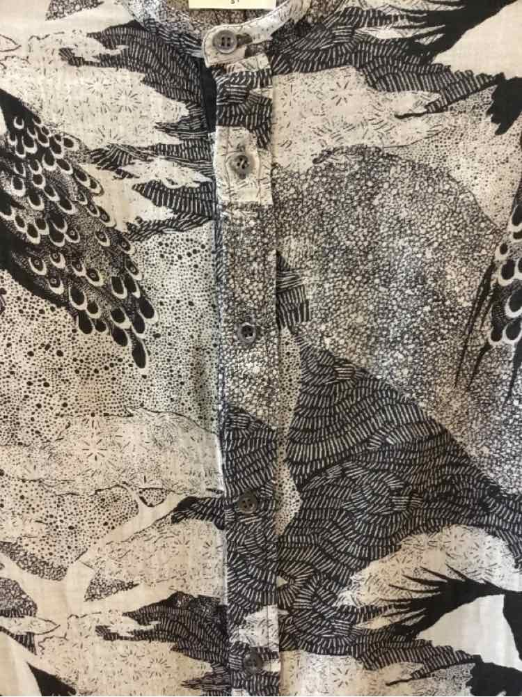 Billy Reid Black and Grey Size S Shirt