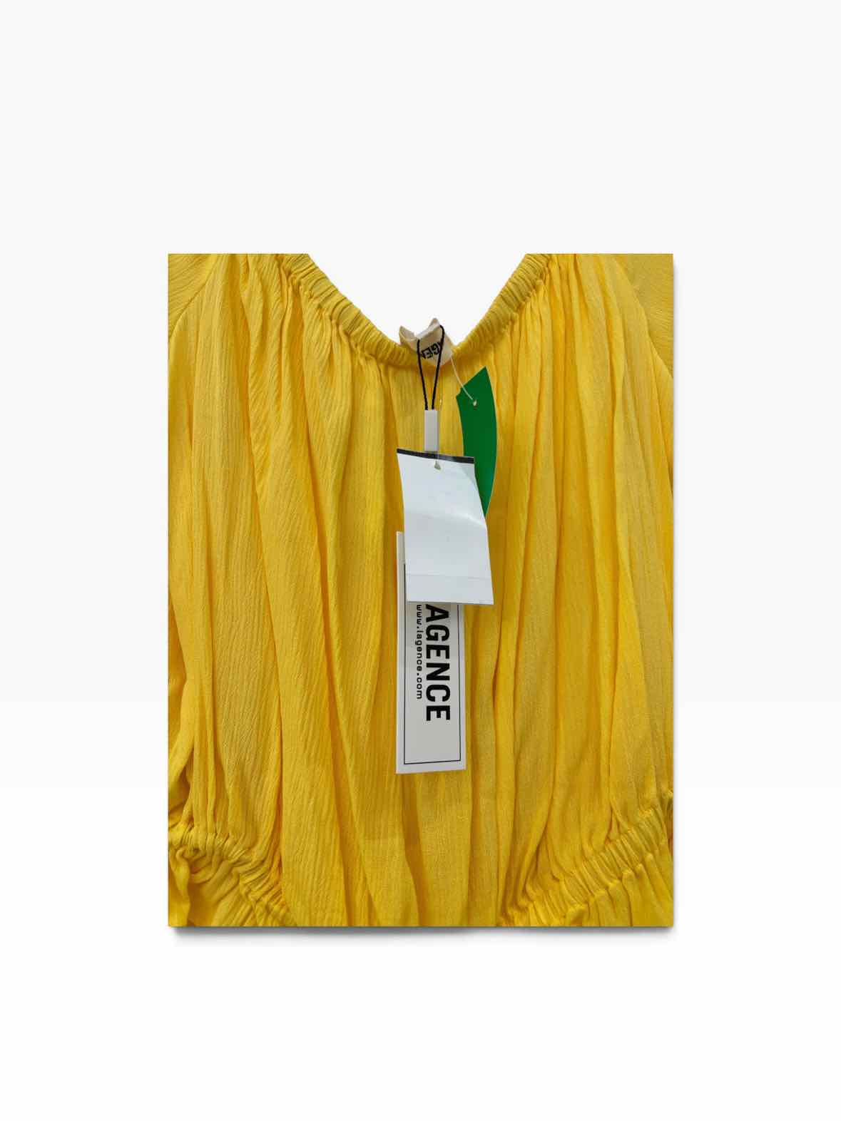 L'Agence Yellow Size M Shirt