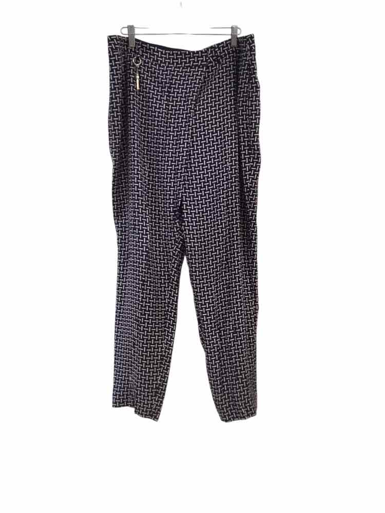 Ted Baker Blue and White Size 4 Pants