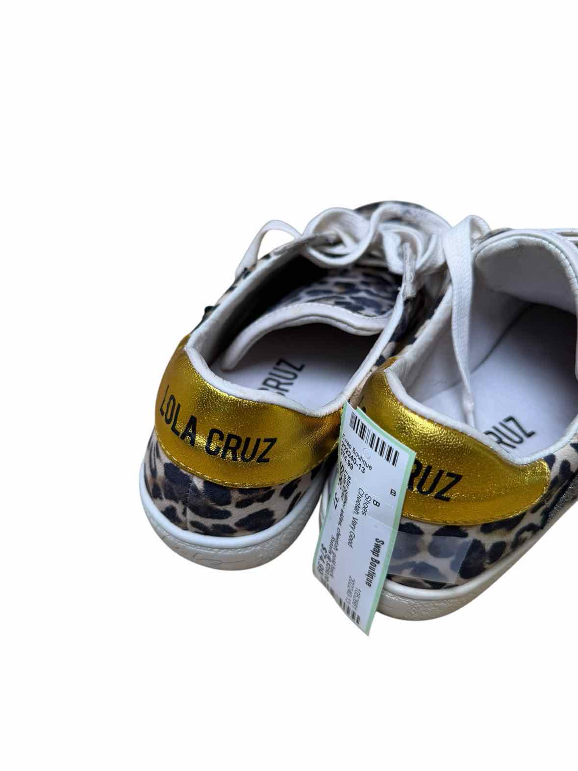 Lola Cruz Cheetah Size 37 Shoes