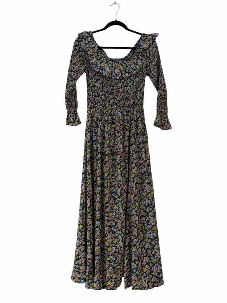 DOEN Black and floral Size S Dress