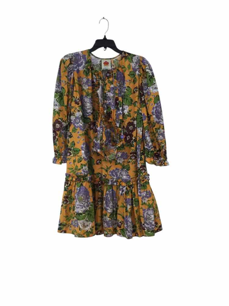 farm rio Yellow Multi Size L Dress