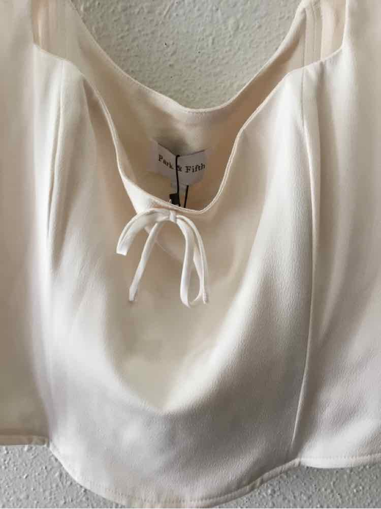 Park & Fifth Ivory Size L Shirt