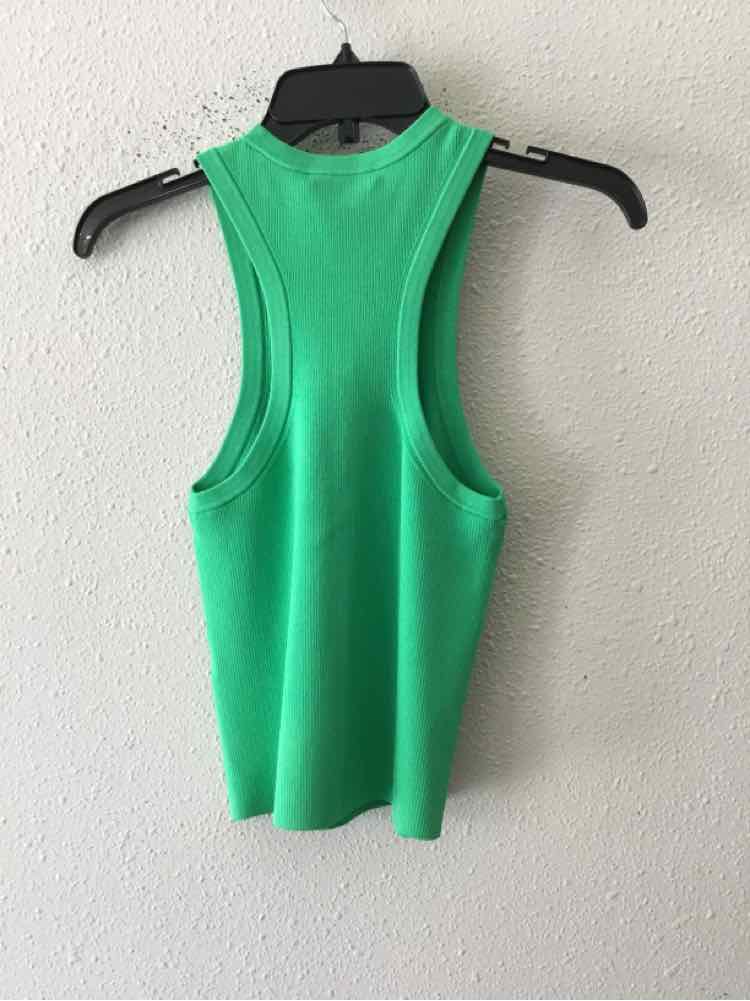 alice + olivia Garden Green Size L Tank Top