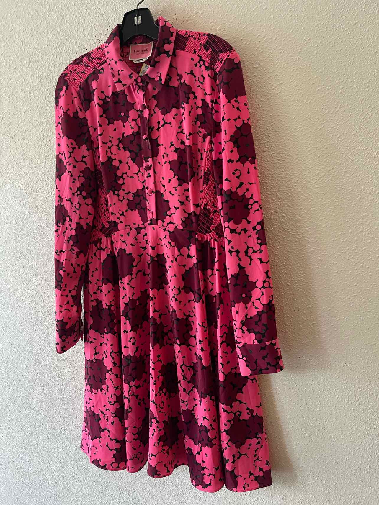 Kate Spade Pink and Burgundy Size 8 Dress