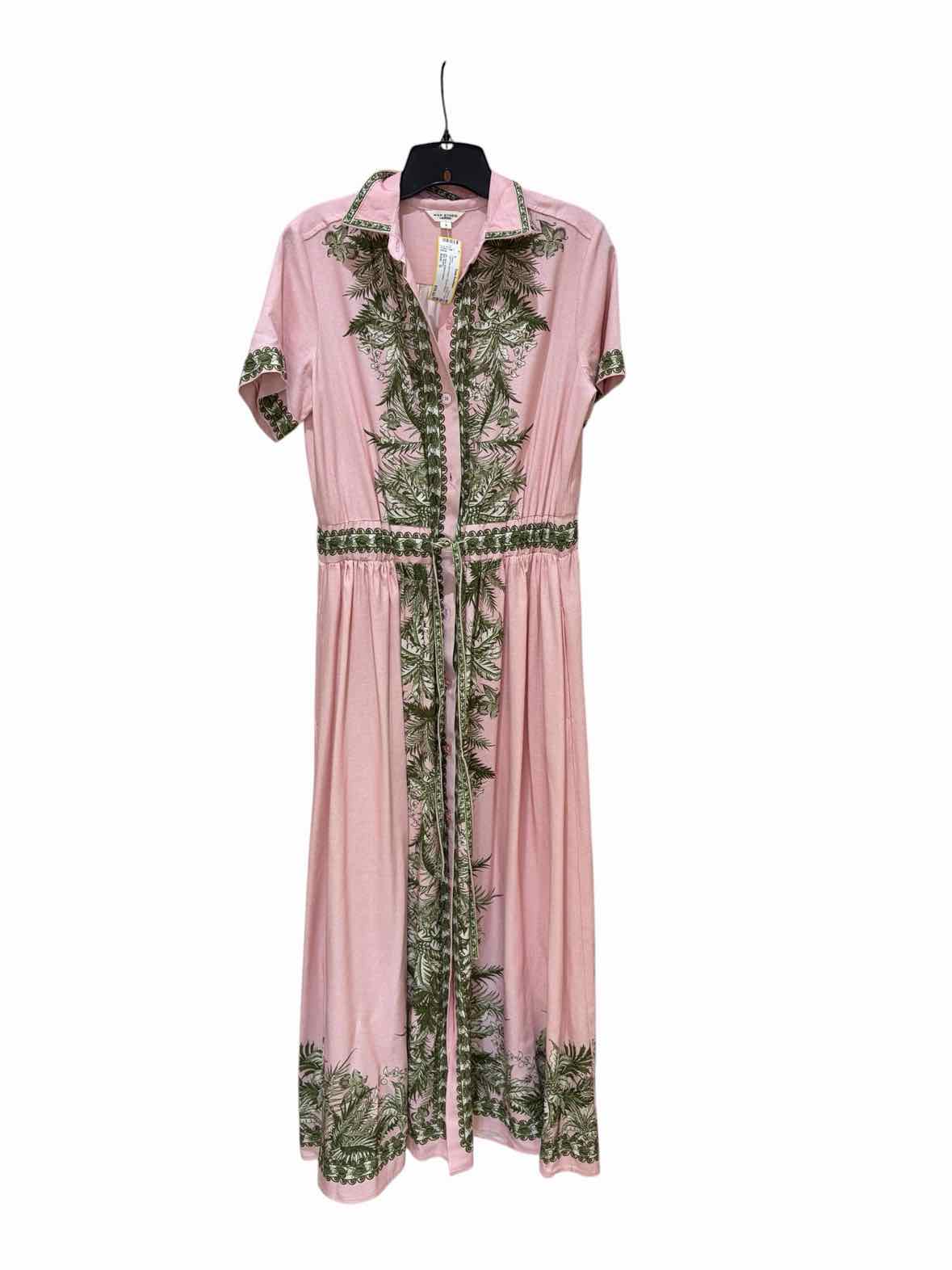 Max Studio Light Pink and Green Size S Dress