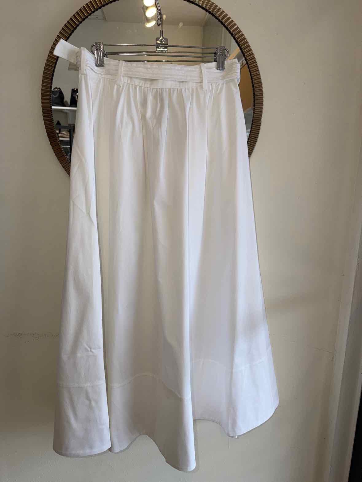 Saloni White Size 8 Skirt