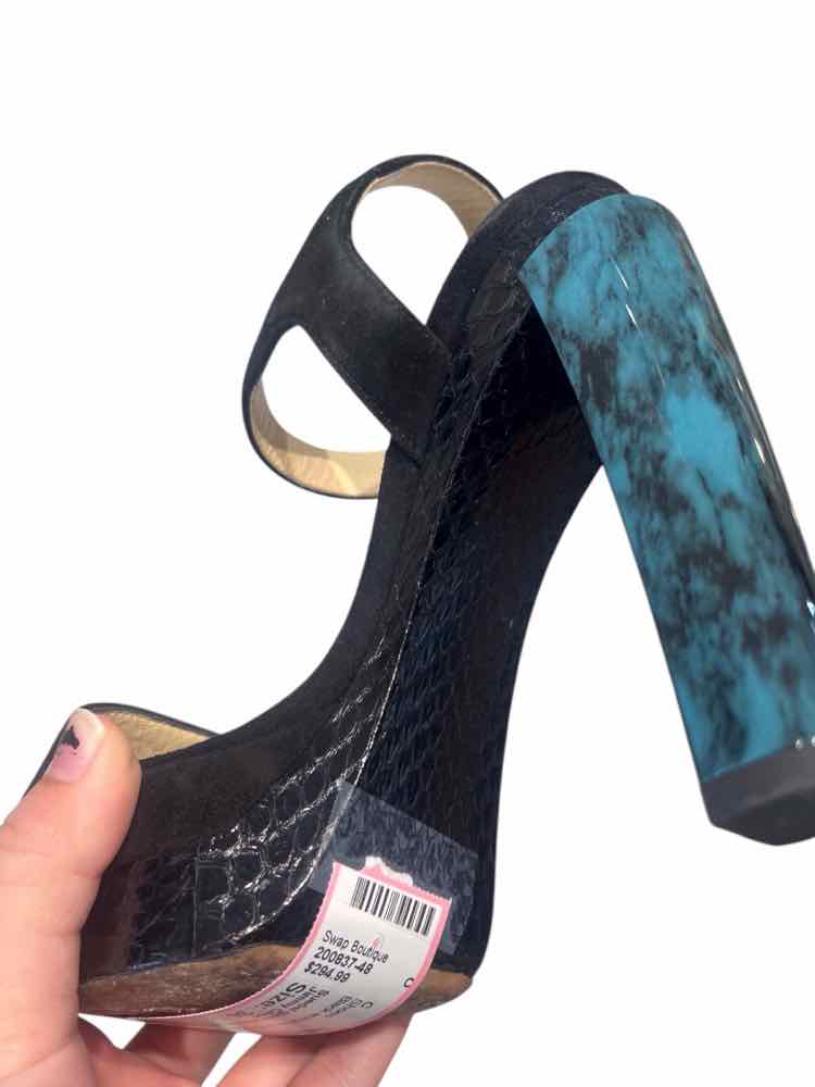 Jimmy Choo Black and blue Size 36.5 Shoes