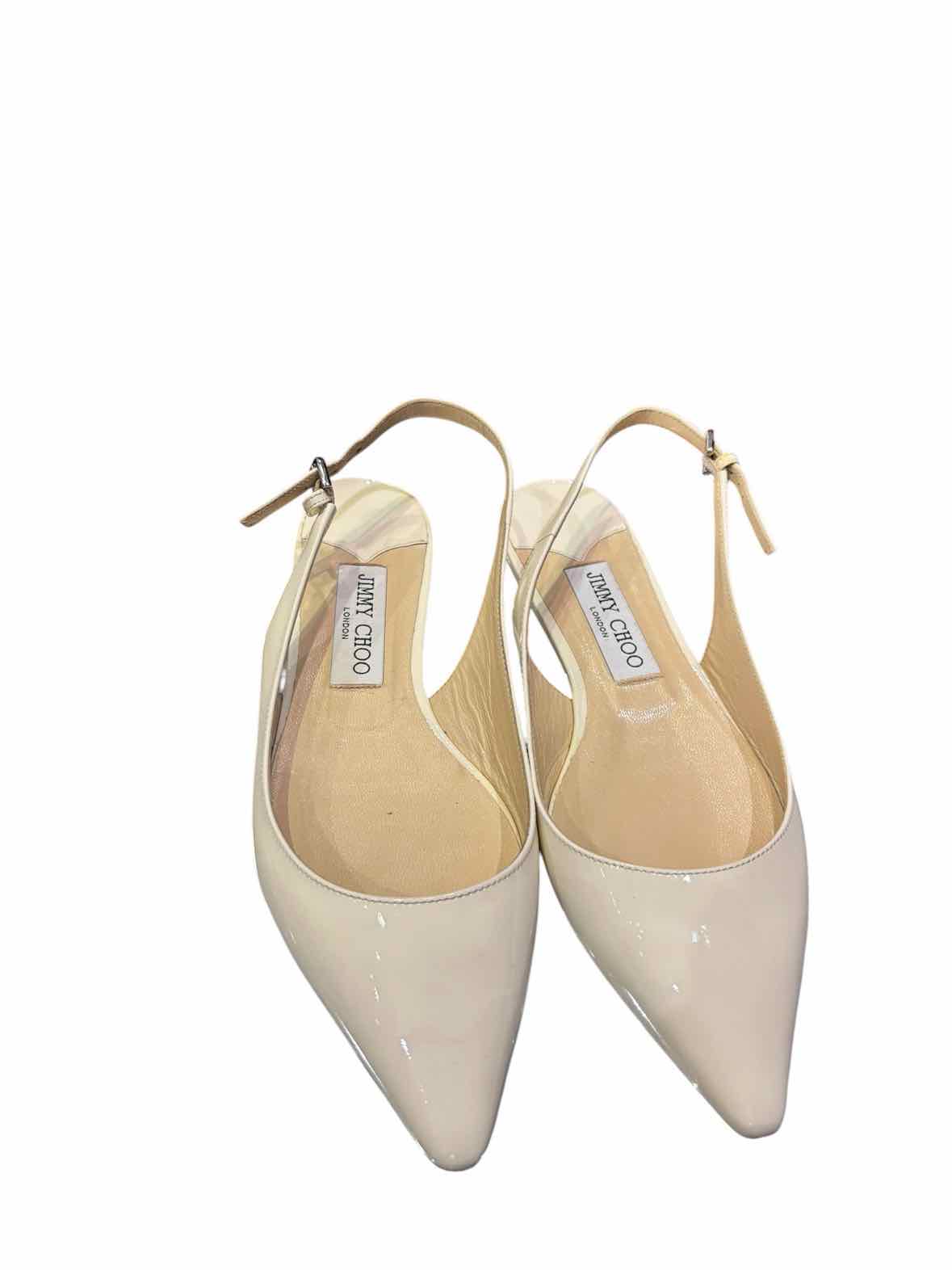 Jimmy Choo Cream Size 37 Shoes