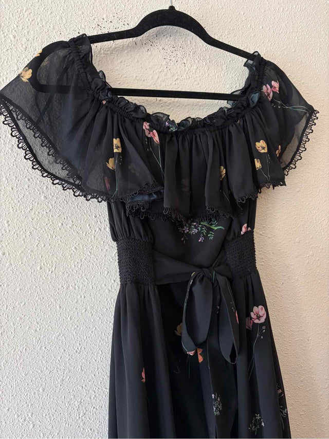 Sachin & Babi Black Multi Size 8 Dress