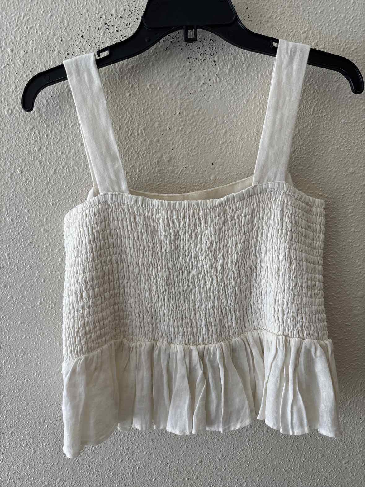 Carolina K White Multi Size M Tank Top