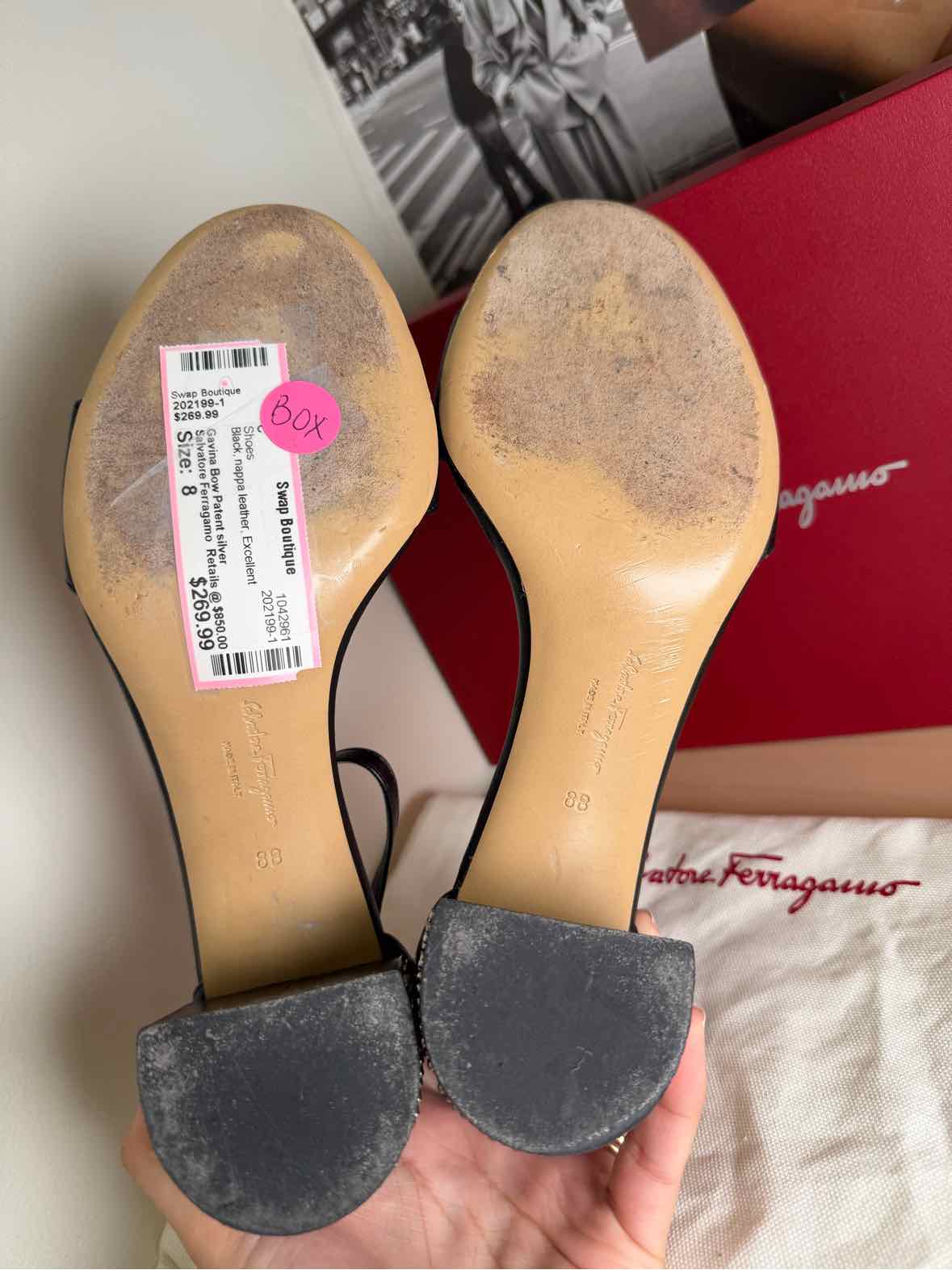 Salvatore Ferragamo Black Size 8 Shoes