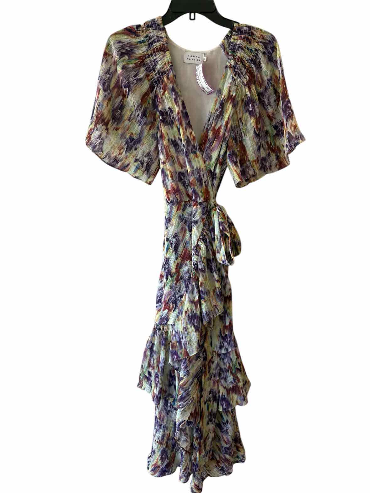 Tanya Taylor Purple Multi Size 6 Dress