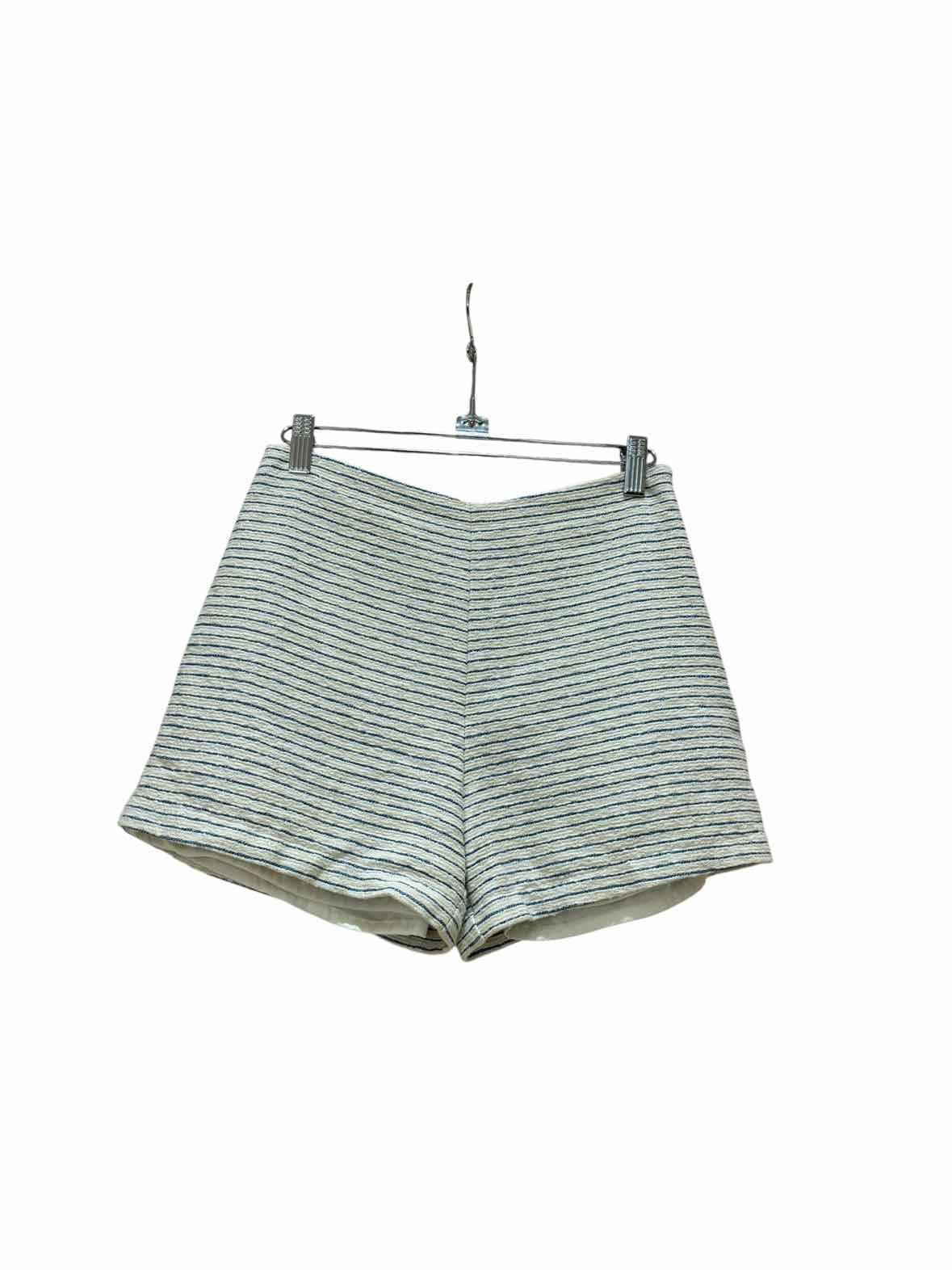 Krisa White and Blue Size XS Shorts