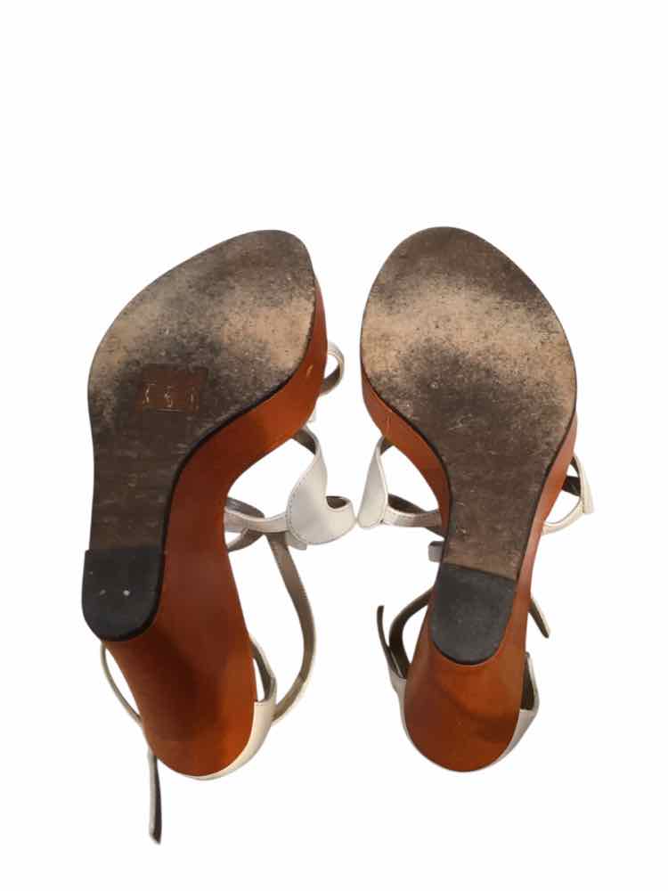 Furla White and Brown Size 37 Shoes