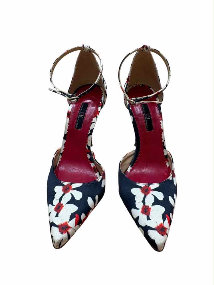 Carolina Herrera navy white red Size 38 Shoes