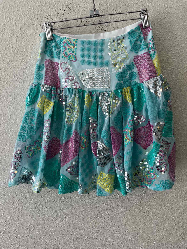 KOCH Blue Multi Size XS Skirt