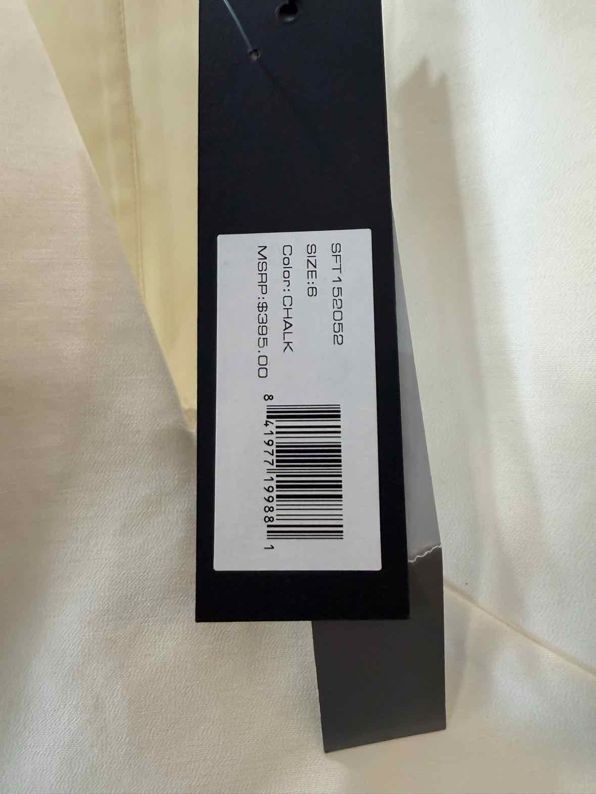 Halston Off White Size 6 Dress