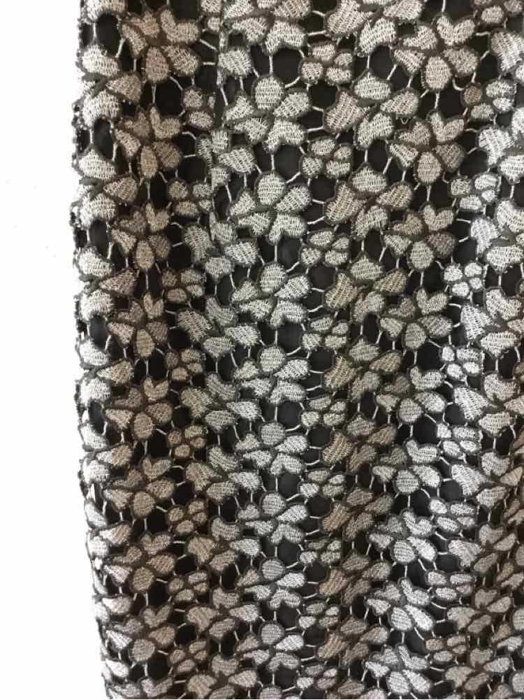 Carmen Marc Valvo Black and silver Size 4 Dress