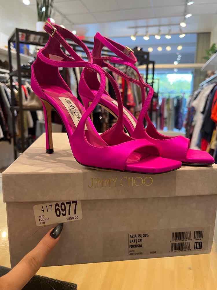 Jimmy Choo Hot Pink Size 35.5 Shoes