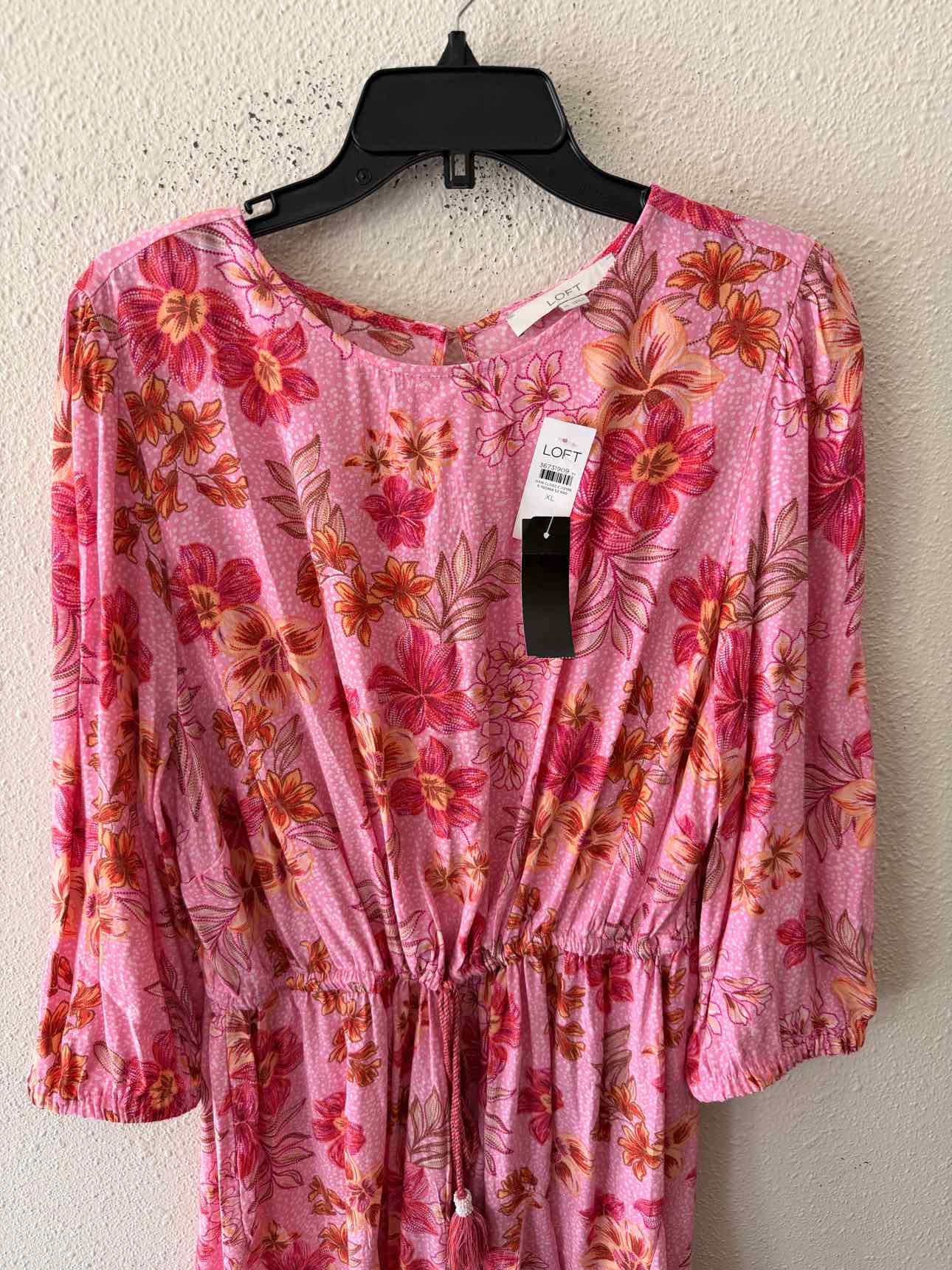 LOFT Pink Multi Size XL Dress