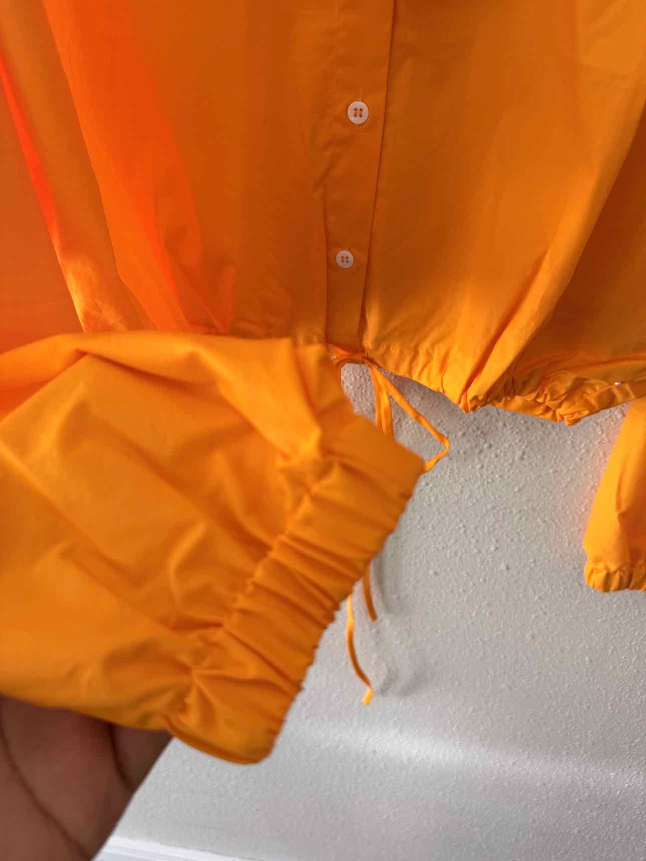 Pearl by Lela Rose Tangerine Size M/L Shirt