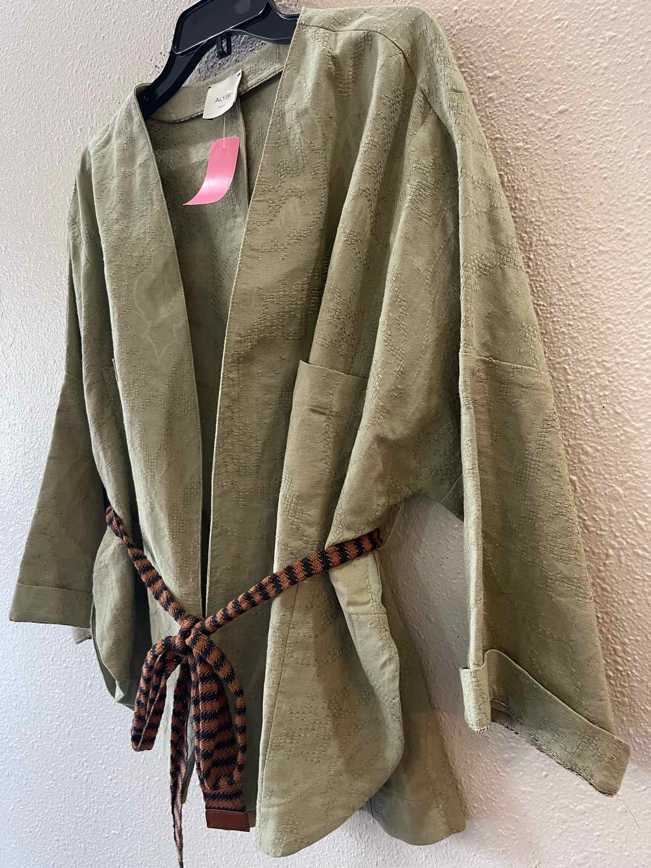 Alysi Sage Green Size 4 Jacket