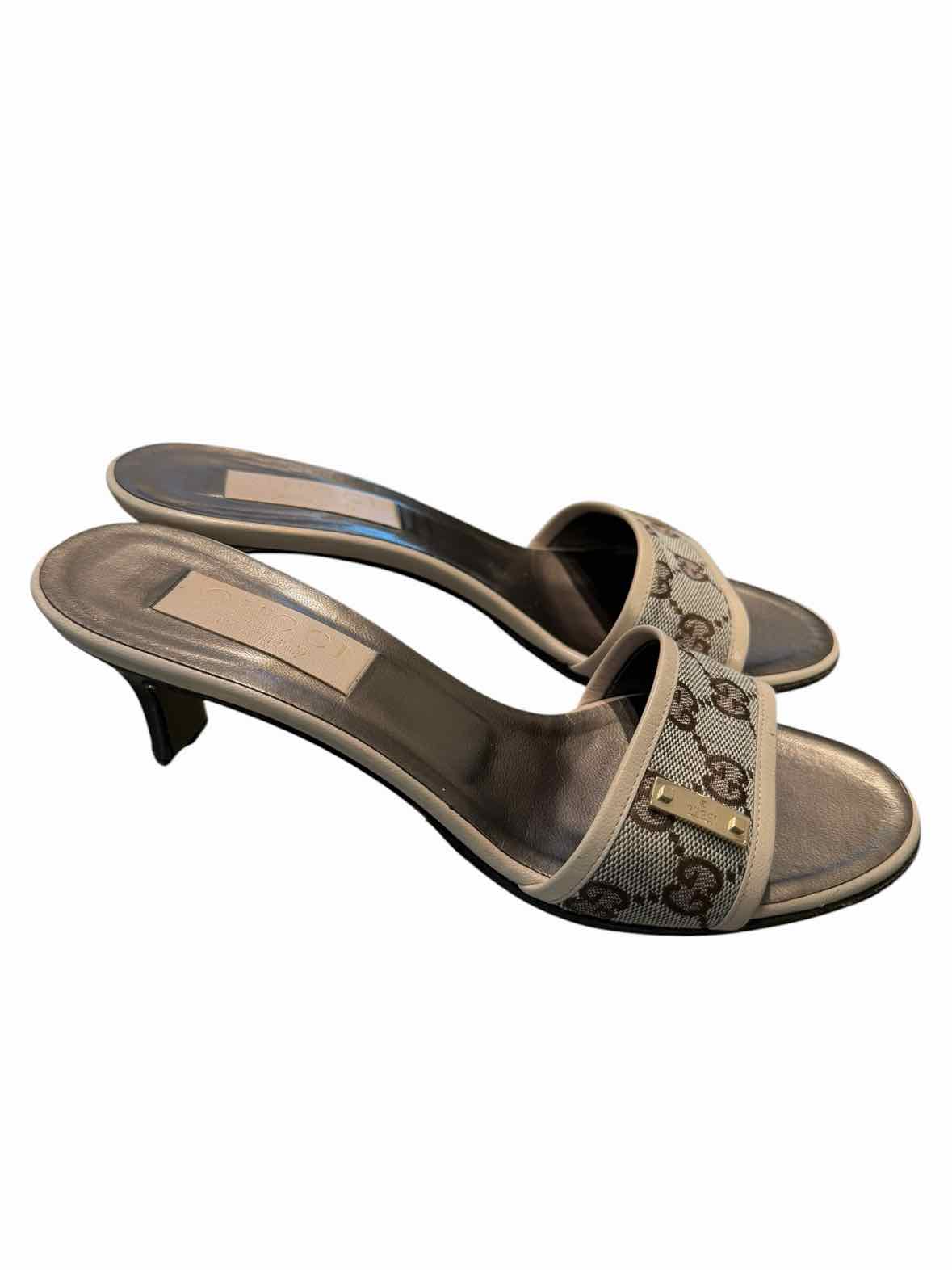 Gucci off white and tan Size 7 Shoes