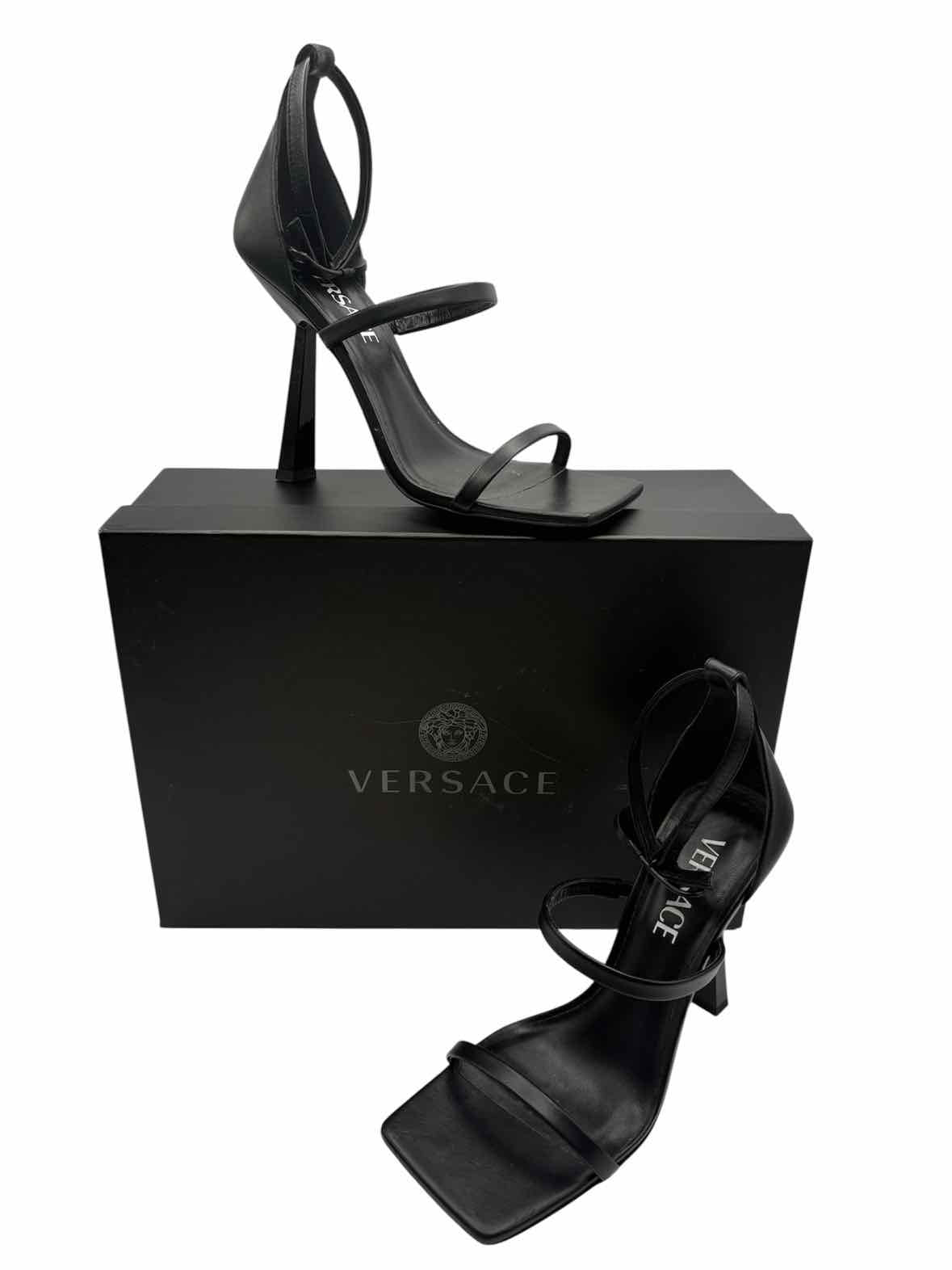 Versace Black Size 36.5 Shoes