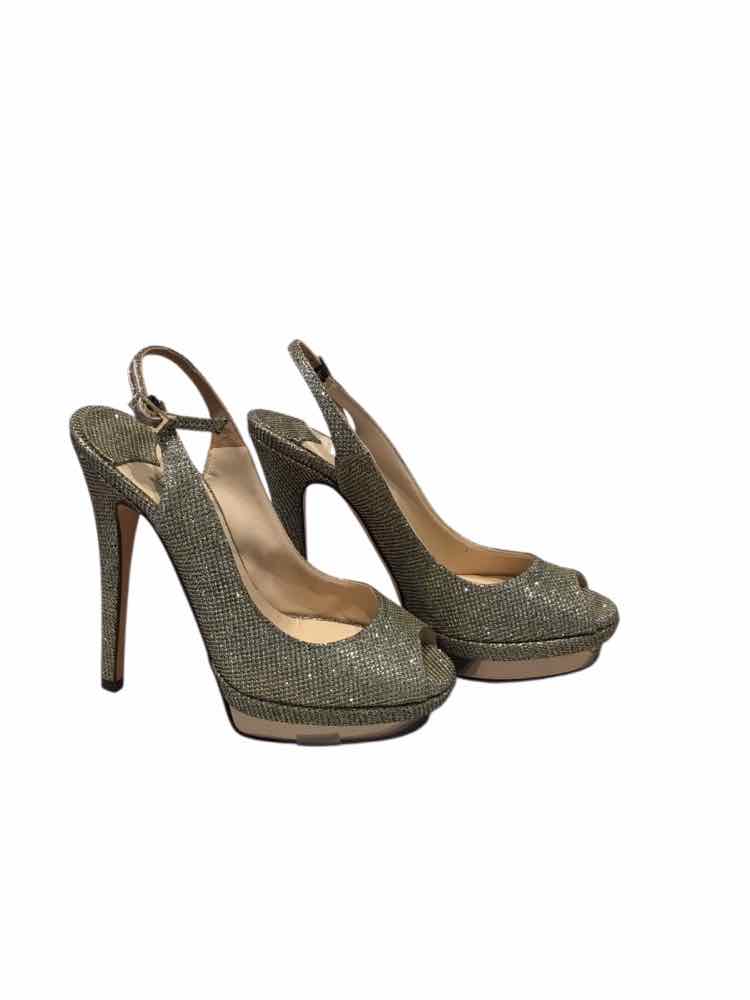 Jimmy Choo Silver & Sparkle Size 36 Shoes