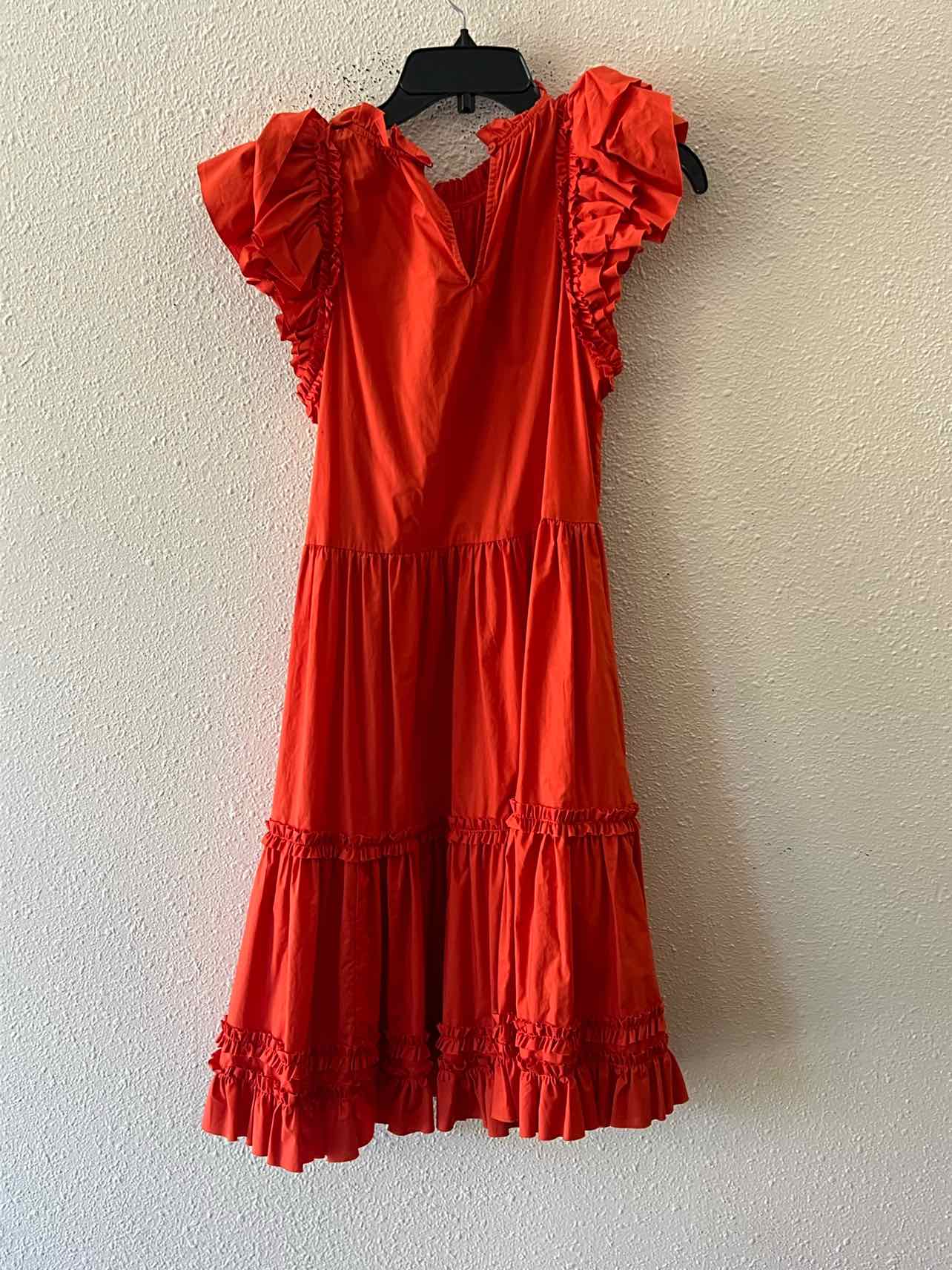 ULLA JOHNSON Orange Size 2 Dress