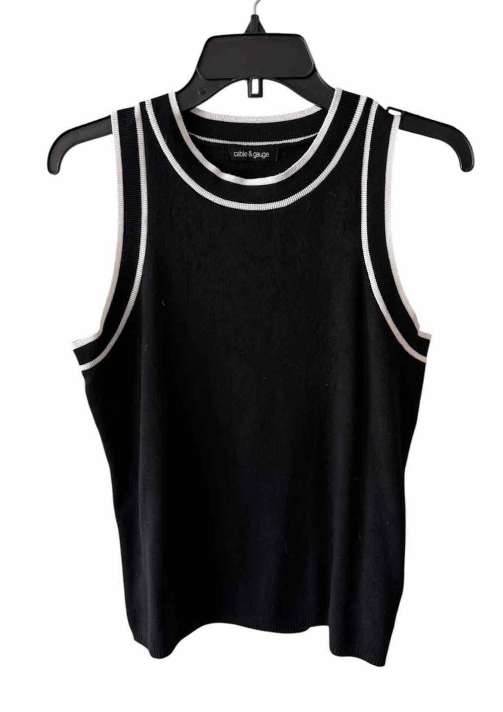 Cable & Gauge Black and white Size No Label Shirt