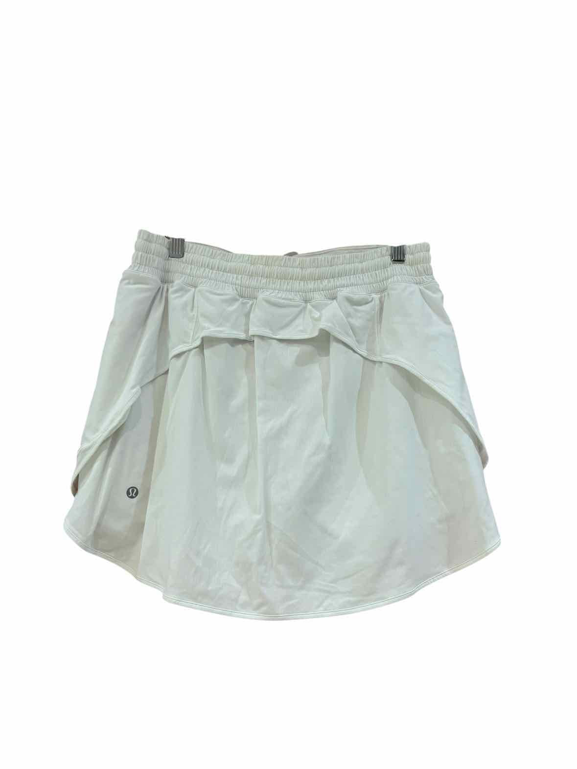 Lululemon White Size 10 Skirt