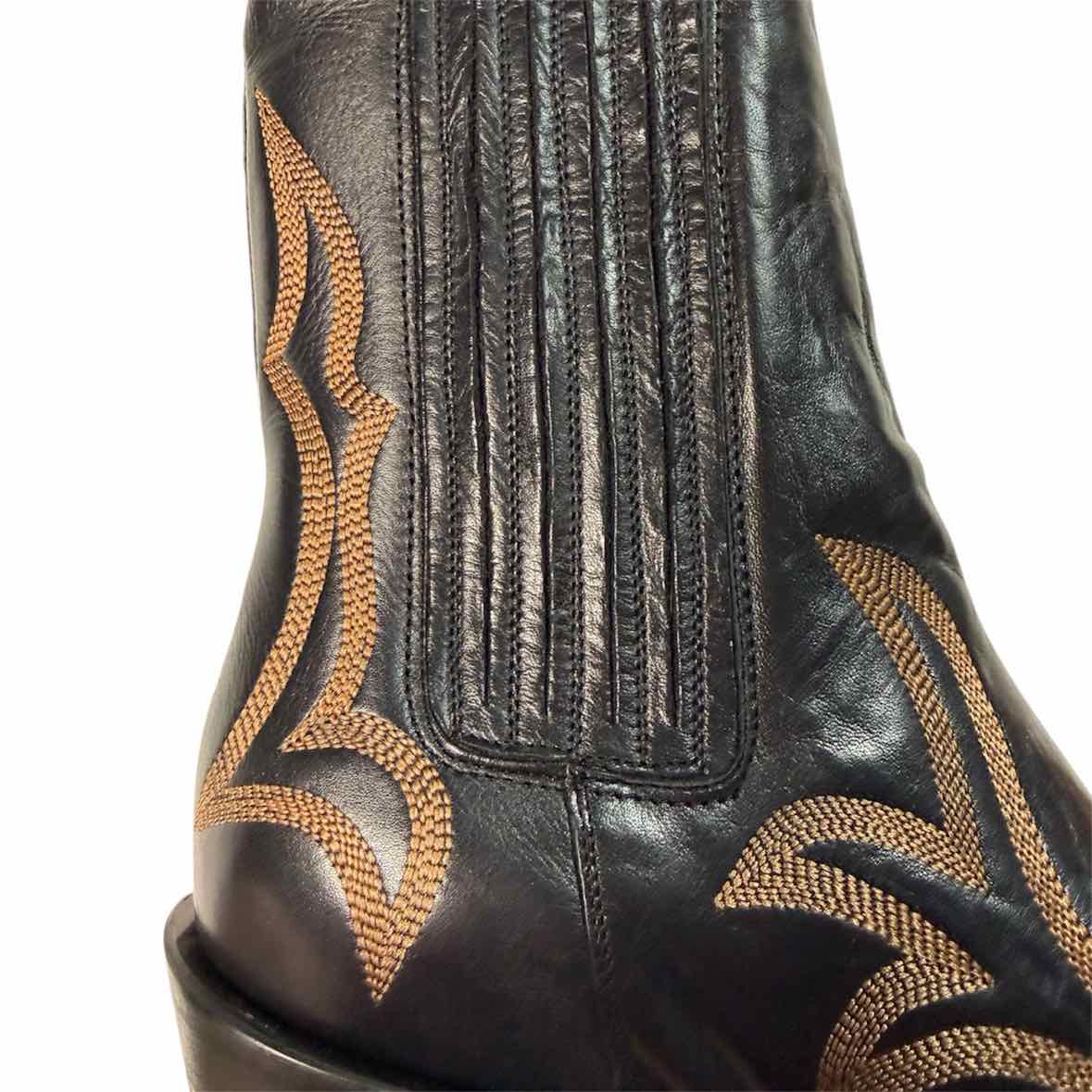 Stetson black and brown Size 9.5 Boots