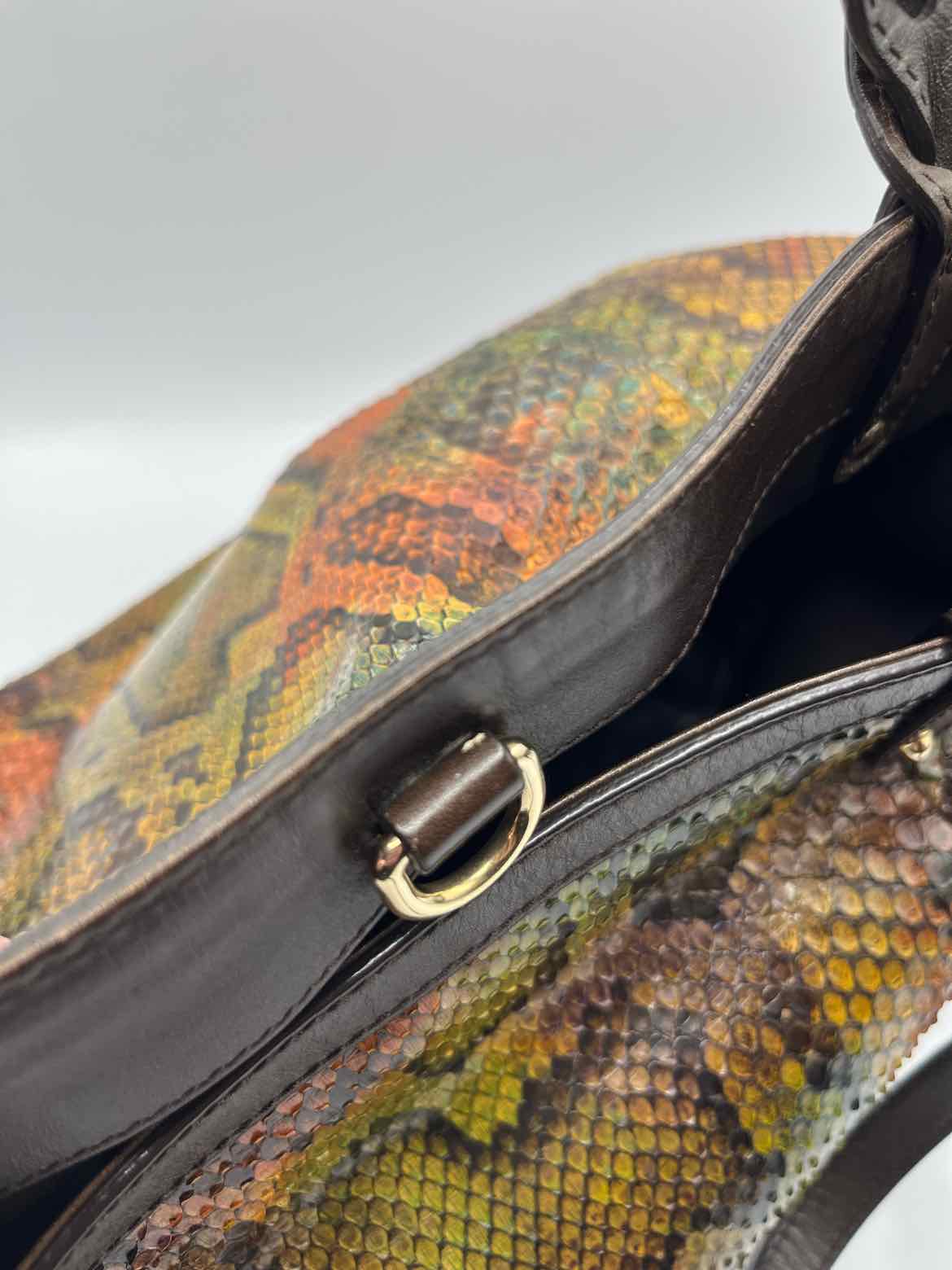 Gucci green and brown Handbag