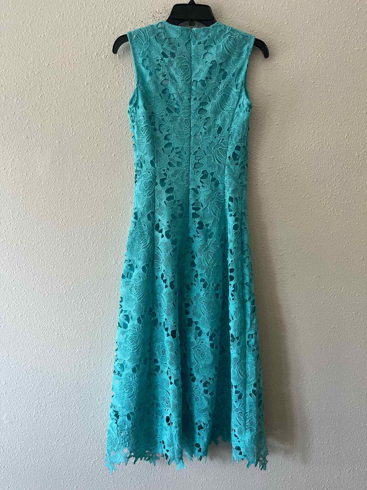 Leo Lin Aqua Size 2 Dress