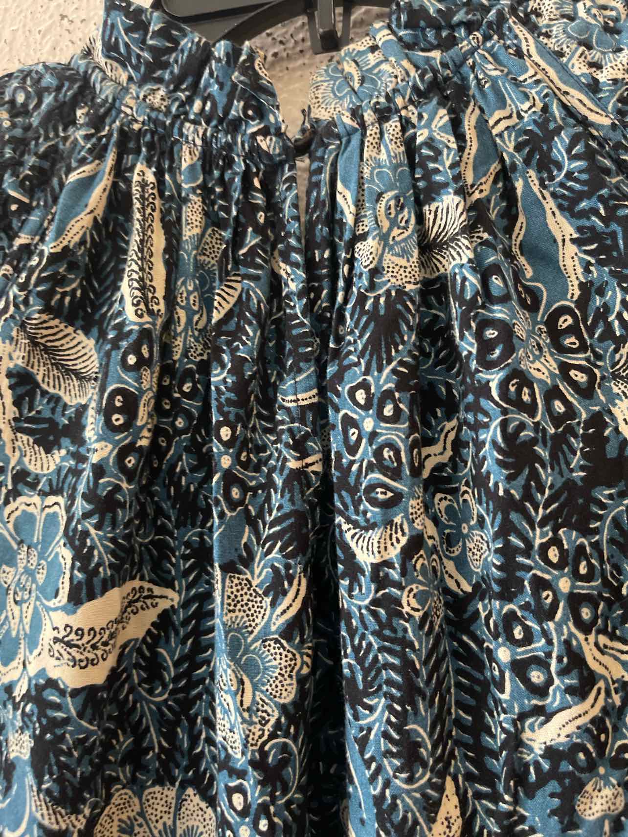 ULLA JOHNSON Blue Multi Size 6 Dress
