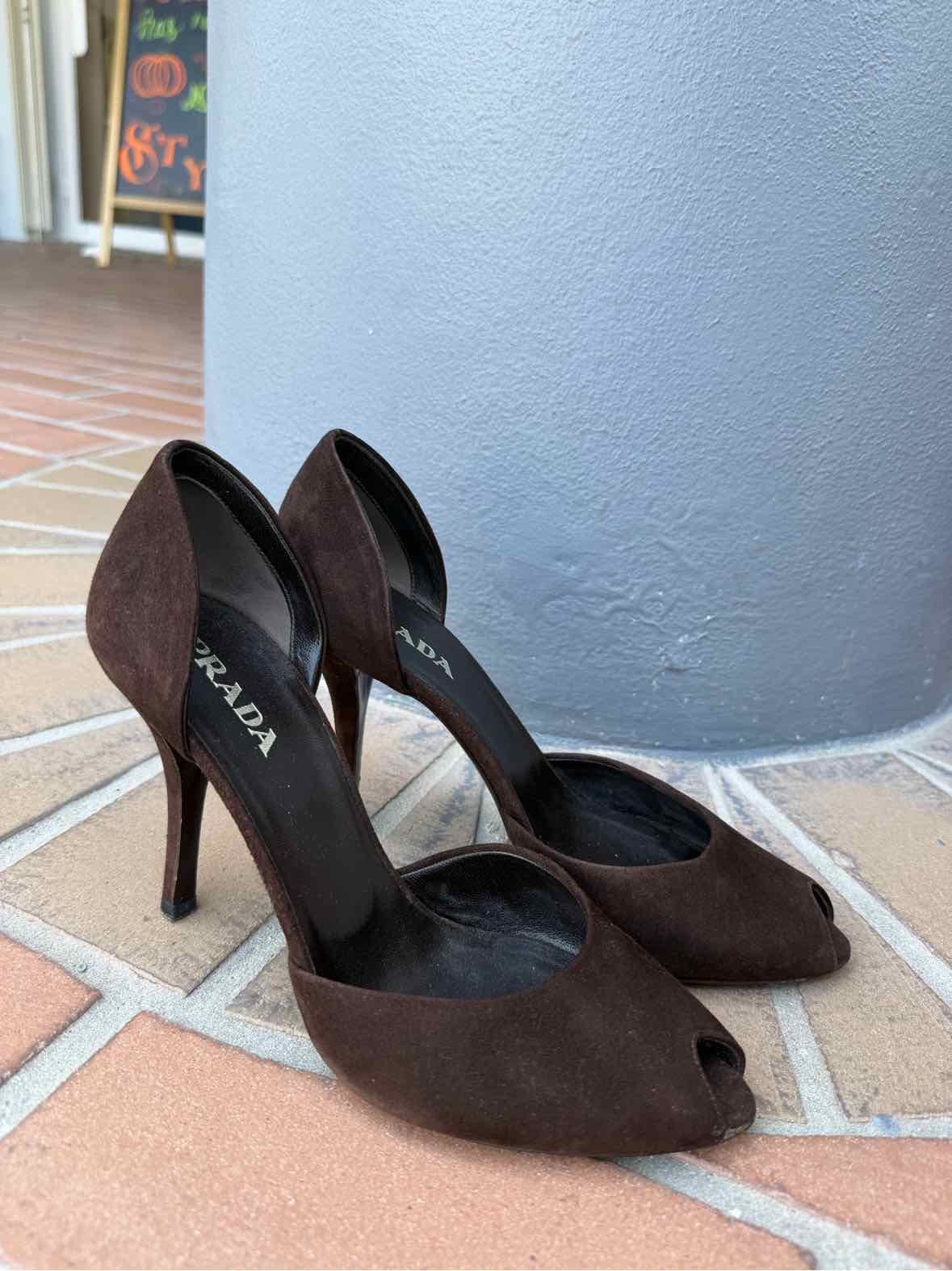 Prada Brown Size 37 1/2 Shoes