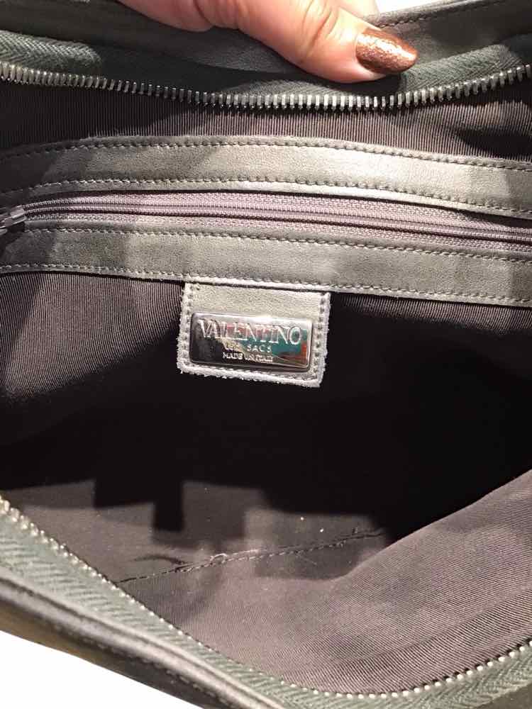 Valentino grey metallic Handbag