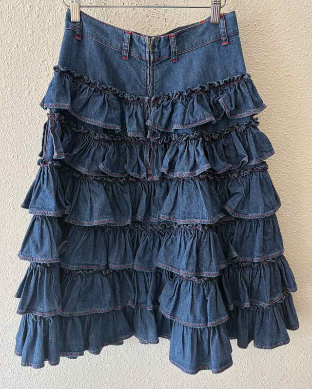 Philosophy Di Lorenzo Blue Size 4 Skirt