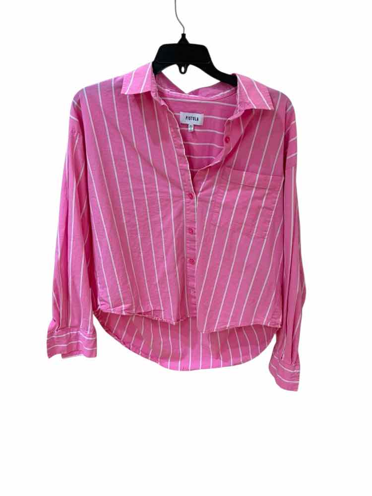 Pistola Pink and White Size XS Shirt
