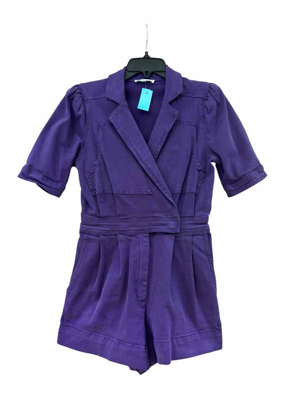 day + moon Eggplant Size S Romper