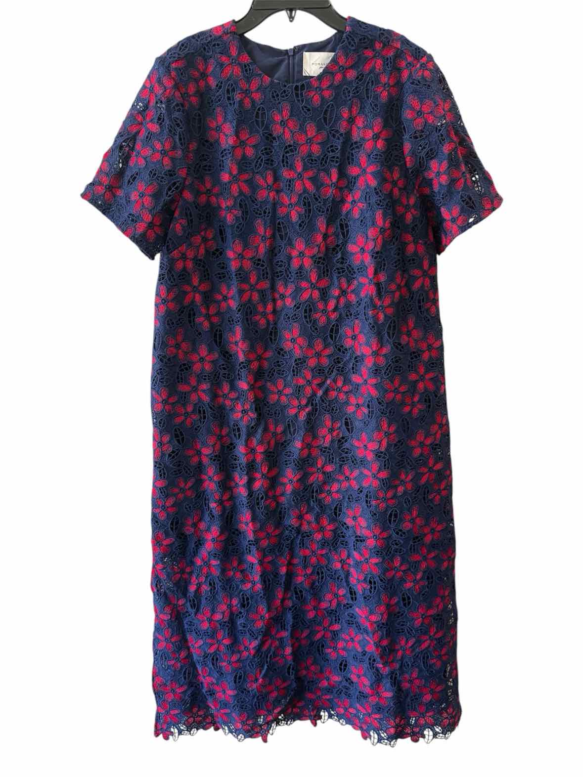 Pomander Place Navy and Red Size M Dress