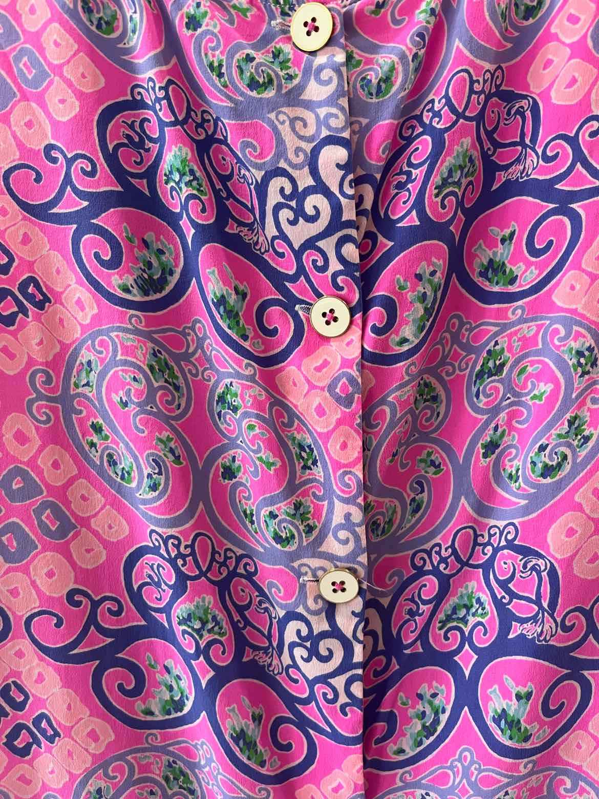 Lilly Pulitzer Pink and Purple Size M Shirt