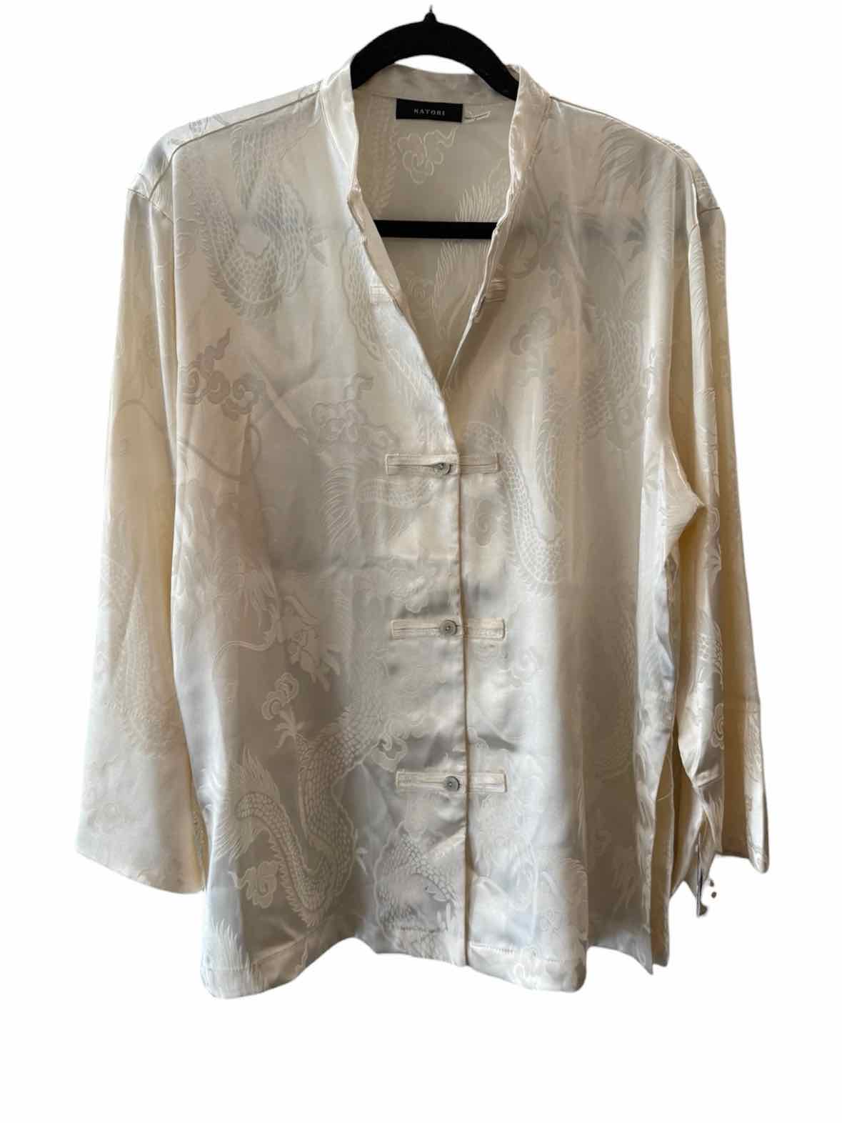 Natori Cream Size S Shirt