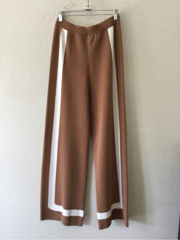 lalavon. brown and white Size S Pants
