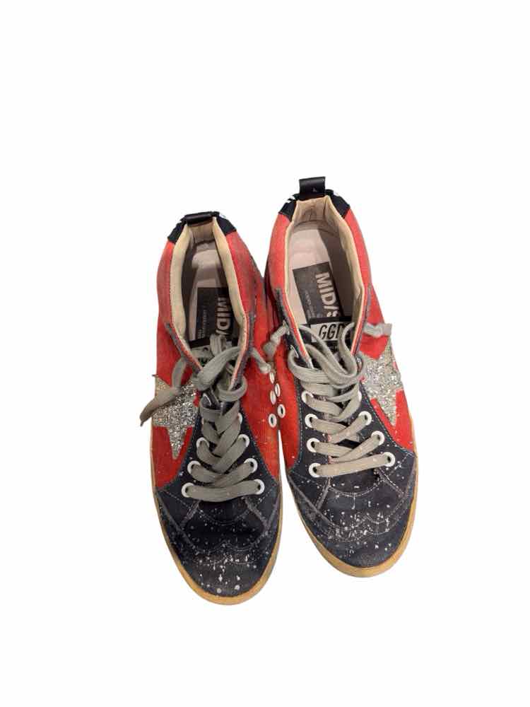 Golden Goose red, blue, silver Size 37 Shoes