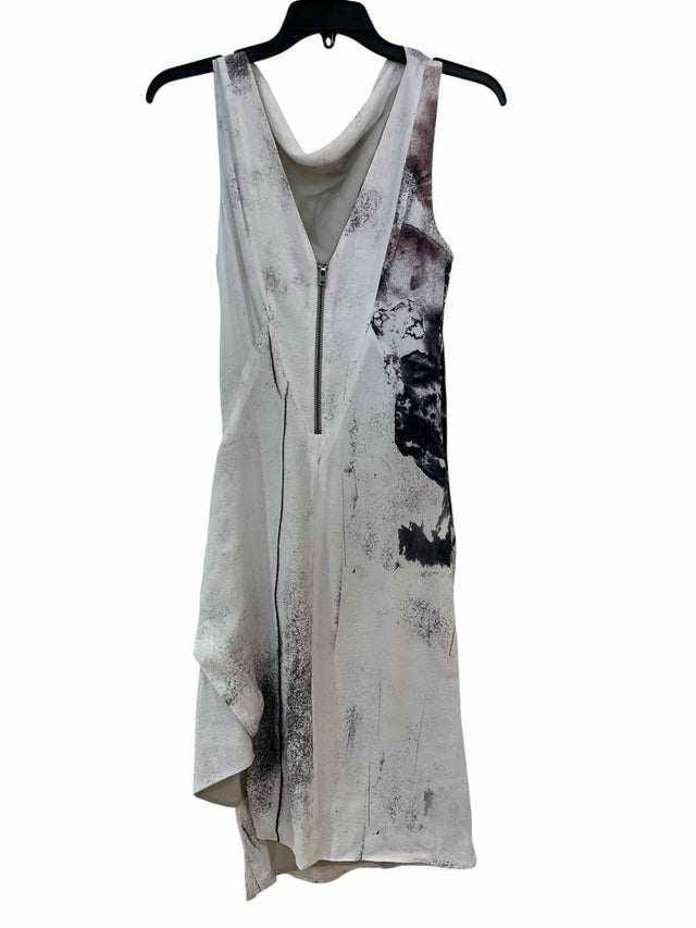 Helmut Lang White Multi Size 2 Dress