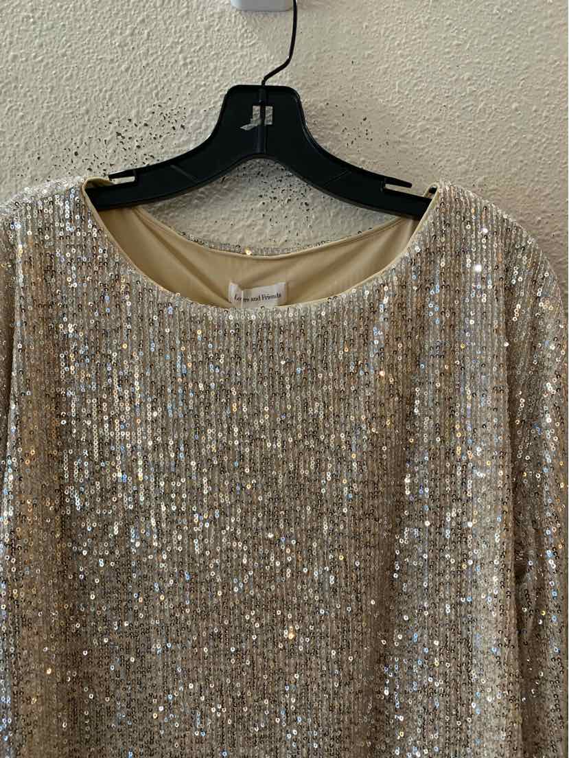 Lovers + freinds Champagne Size S Dress