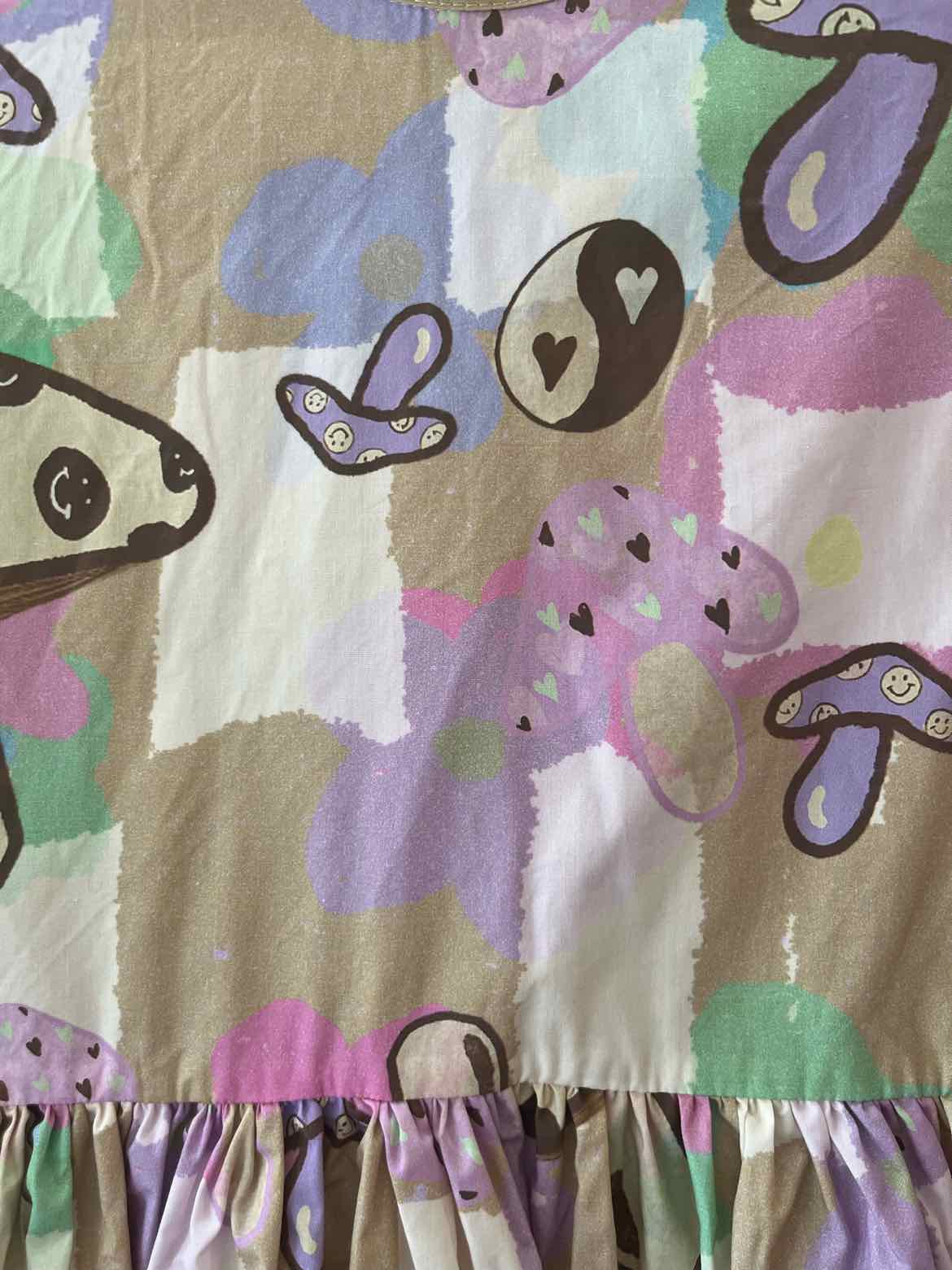 Megan Crosby tan multi Size S Dress